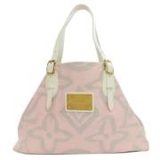 Pre-owned Canvas handbags Louis Vuitton Vintage , Pink , Dames