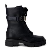 Zwarte Veterschoenen voor Dames Guess , Black , Dames