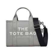 Grijze Logoprint Katoenen Tas Marc Jacobs , Gray , Dames