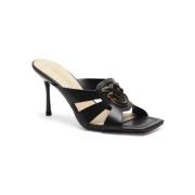 Zwarte Sandalen Lisa 04 Pinko , Black , Dames