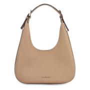 Korrelig leren Hobo tas met handvat Michael Kors , Beige , Dames