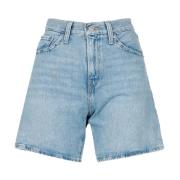 Shorts Licht denim Levi's , Blue , Dames