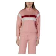 Lente/Zomer Dames Onbedekte Sweatshirt Guess , Pink , Dames