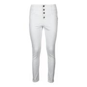 Denim Jeans met 97% Katoen Gaudi , White , Dames