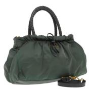 Pre-owned Nylon handbags Prada Vintage , Green , Dames