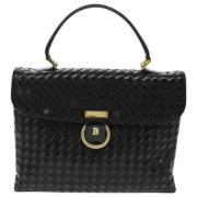 Pre-owned Leather handbags Bally Pre-owned , Black , Dames