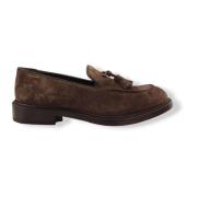 Klassieke Leren Loafer Schoenen Alexander Hotto , Brown , Dames