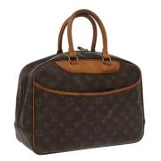 Pre-owned Canvas handbags Louis Vuitton Vintage , Brown , Dames