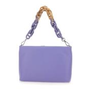 Lavendel Leren Handtas met Ritssluiting Gianni Chiarini , Purple , Dam...