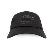 Pet met logo Iceberg , Black , Heren