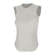 Witte Katoenen Tanktop Italië The Attico , White , Dames