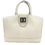 Pre-owned Leather louis-vuitton-bags Louis Vuitton Vintage , White , D...