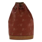 Pre-owned Leather shoulder-bags Louis Vuitton Vintage , Red , Dames