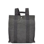 Pre-owned Canvas backpacks Hermès Vintage , Gray , Dames