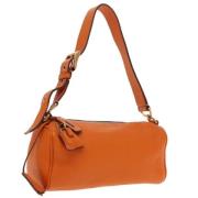 Pre-owned Leather prada-bags Prada Vintage , Orange , Dames