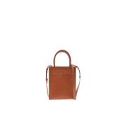 Mini A5 Tote in Kameel Loewe , Brown , Dames