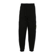 Zwarte Casual Broek Stone Island , Black , Heren