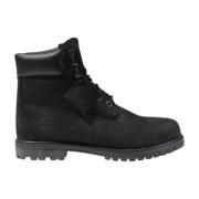 Leren Dames Anfibi Lente/Zomer Collectie Timberland , Black , Dames