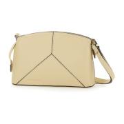 Beige Crossbody Schoudertas met B Gravure Victoria Beckham , Beige , D...