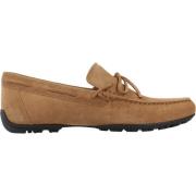 Stijlvolle Loafers met Grip Geox , Brown , Heren