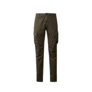 Cargo Broek - Satijn Stretch - Gerookte Parel C.p. Company , Gray , He...