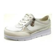 Witte Veterschoenen Waldläufer , White , Dames