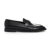 Zwarte Abrasivato Loafer Halmanera , Black , Dames