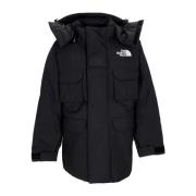 Geïsoleerde Parka Heren Lange Jas Zwart The North Face , Black , Heren