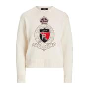 Lauren Ralph Lauren Sweaters Wit Ralph Lauren , White , Dames