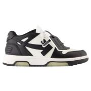 Leather sneakers Off White , Black , Dames