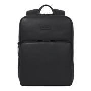 Laptop Rugzak met Bescherming Piquadro , Black , Unisex