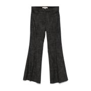 Elegant Wide-Leg Trousers Remain Birger Christensen , Black , Dames