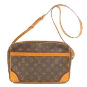 Pre-owned Canvas louis-vuitton-bags Louis Vuitton Vintage , Brown , Da...