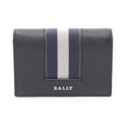 Pre-owned Leather wallets Bally Pre-owned , Black , Heren