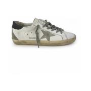 Witte Sneakers met Grijze Ster Golden Goose , White , Dames