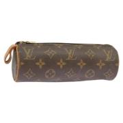 Pre-owned Canvas pouches Louis Vuitton Vintage , Brown , Dames