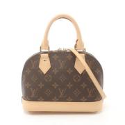 Pre-owned Canvas handbags Louis Vuitton Vintage , Brown , Dames