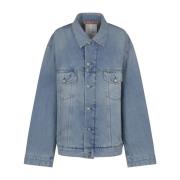 Blauwe Jassen Bestseller Acne Studios , Blue , Heren