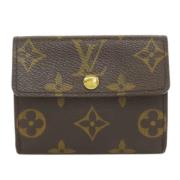 Pre-owned Canvas wallets Louis Vuitton Vintage , Brown , Dames