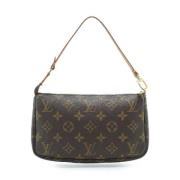 Pre-owned Leather handbags Louis Vuitton Vintage , Brown , Dames