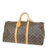 Pre-owned Canvas travel-bags Louis Vuitton Vintage , Brown , Dames