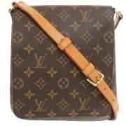 Pre-owned Canvas shoulder-bags Louis Vuitton Vintage , Brown , Dames