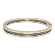 Pre-owned Metal rings Bvlgari Vintage , Black , Dames