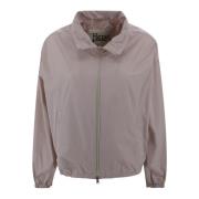 Hooded Zip-Up Jas Herno , Pink , Dames