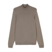 Wollen Coltrui Sweater Hugo Boss , Brown , Dames