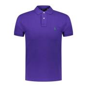 Paars Polo Shirt Ss23 Collectie Polo Ralph Lauren , Purple , Heren