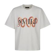 Witte Slangen T-shirt Amiri , White , Heren