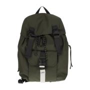 Nylon Wandelrugzak met Voorvak A.p.c. , Green , Heren