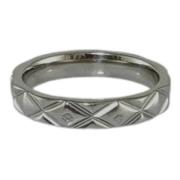 Pre-owned Platinum rings Chanel Vintage , Gray , Dames