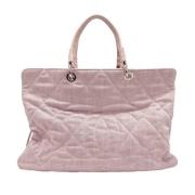 Pre-owned Canvas handbags Chanel Vintage , Pink , Dames